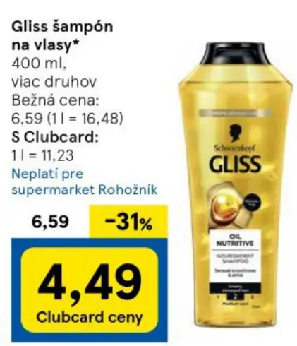 GLISS Šampón na vlasy