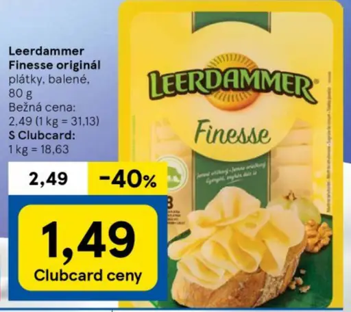 Leerdammer Finesse origínal