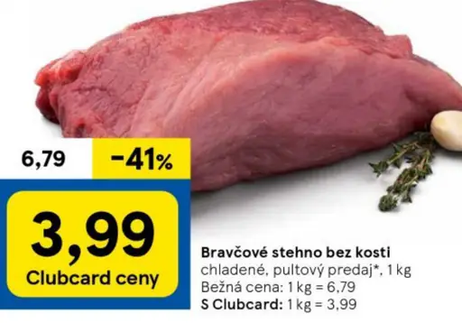 Bravčové stehnо bez kosti