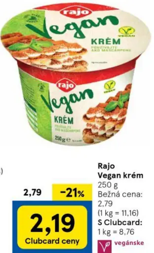 Rajo Vegan krém