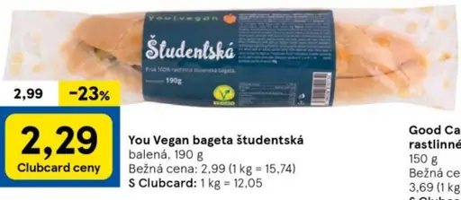 You Vegan bageta študentská