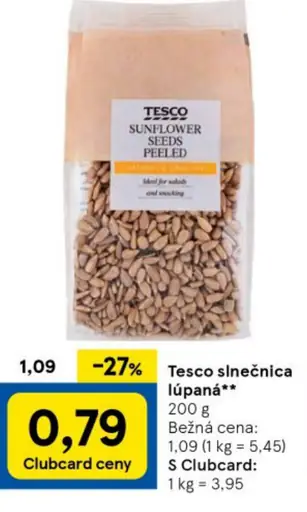 Tesco slnečnica lúpana