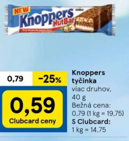 Knoppers tyčinka