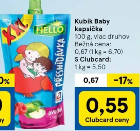 Kubík Baby kapsička