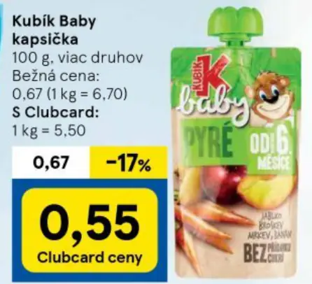 Kubík Baby kapsička