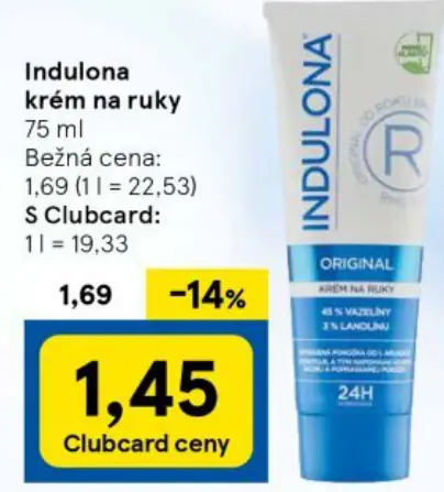 Indulona krém na ruky