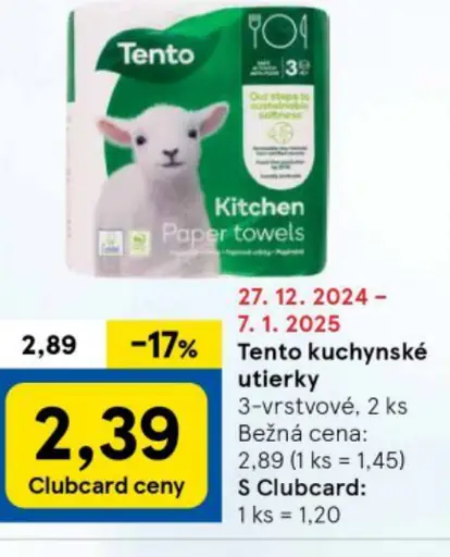 Tento Kuchynské utierky