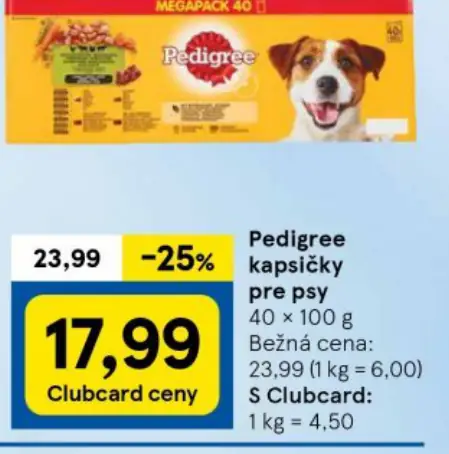 Pedigree kapsičky pre psy