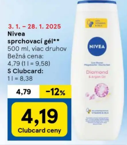 Nivea sprchovací gél