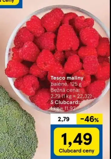 Tesco maliny