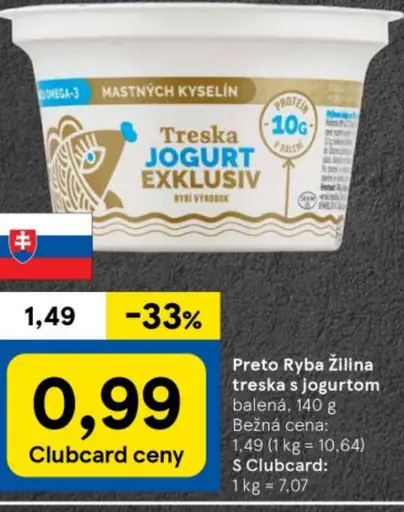 Treska jogurt exklusiv