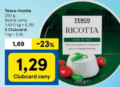 Tesco ricotta