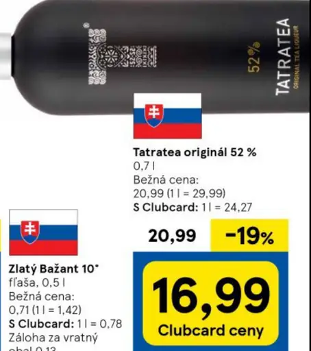 Tatratea originál 52 %