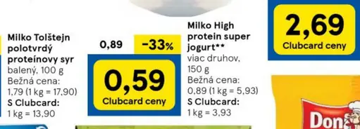 Milko High Protein super jogurt