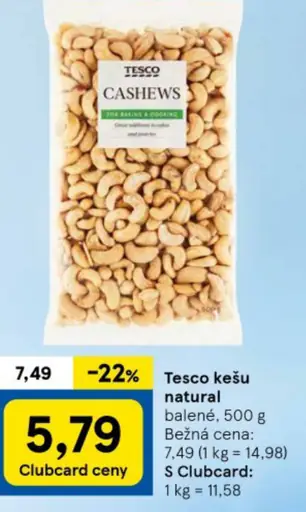 Kešu natural