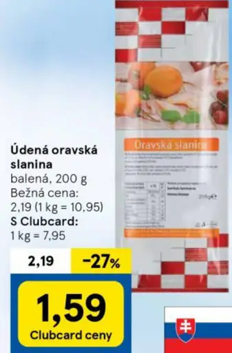 Údená oravská slanina