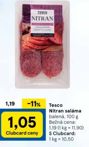 Tesco Nitran saláma