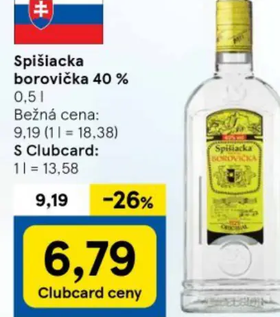 Spišická borovička 40 %