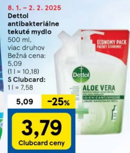 Dettol antibakteriálne tekuté mydlo