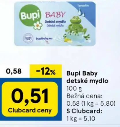 Bupi Baby detské mydlo