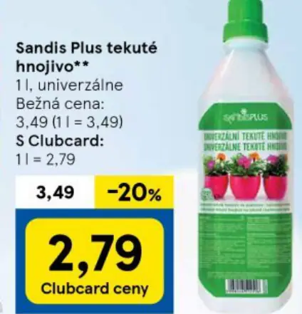 Sandis Plus tekuté hnojivo