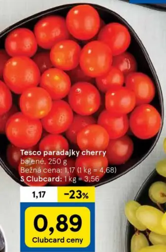 Tesco paradiajy cherry