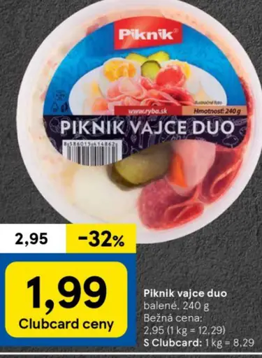 Piknik vajce duo