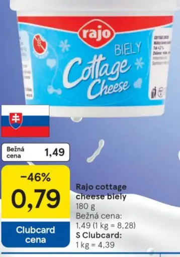 Rajo cottage cheese biely