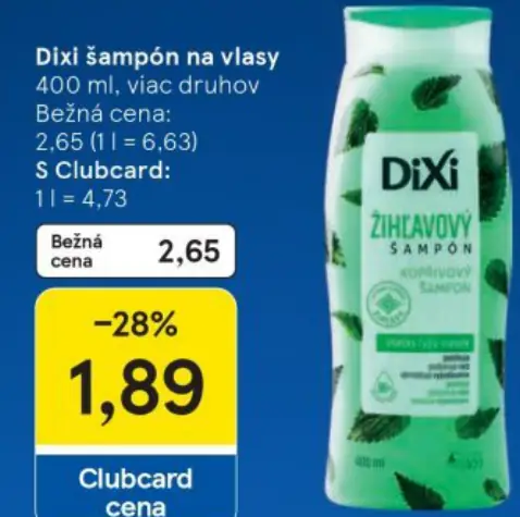 Dixi šampón na vlasy