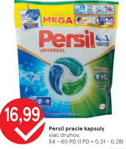 Persil pracie kapsuly