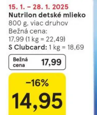 Nutrilon detské mlieko