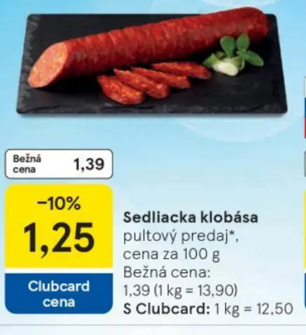 Sedliacka klobása