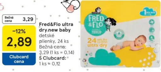 Fred & Flo ultra dry new baby