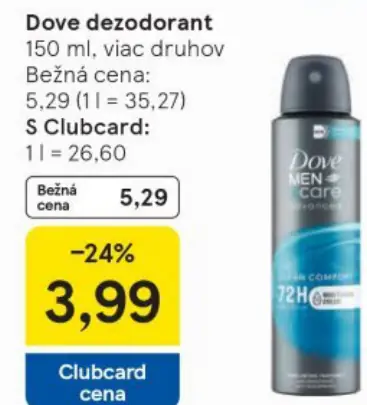 Dove dezodorant