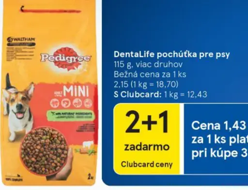 DentaLife pochúťka pre psy