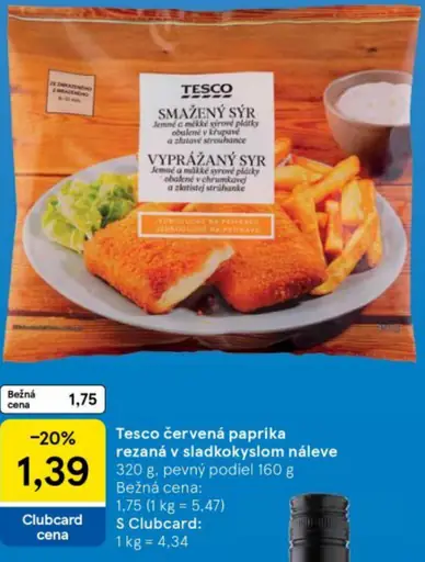 TESCO červená paprika