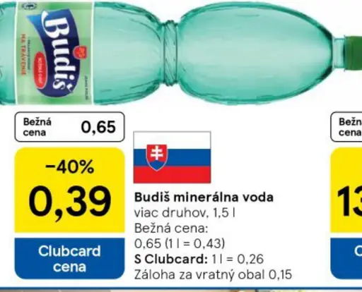 Budiš minerálna voda