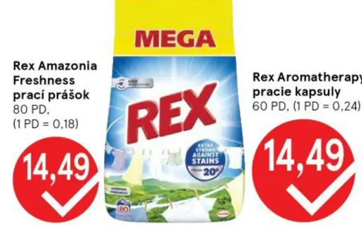 Rex Amazonia Freshness prací prášok