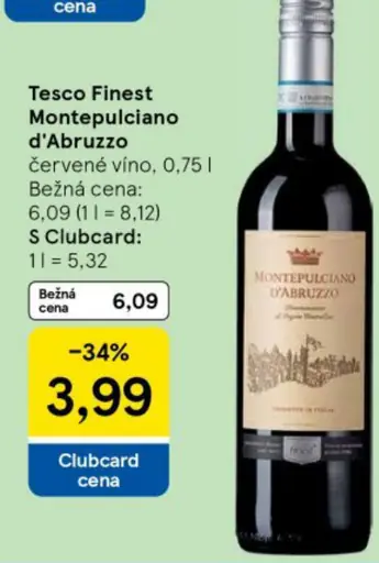 Tesco Finest Montepulciano d'Abruzzo