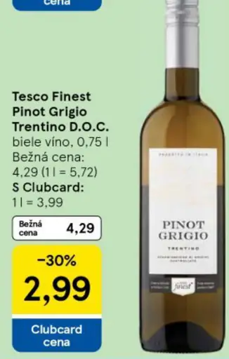 Tesco Finest Pinot Grigio