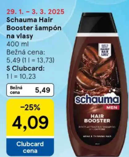 Schauma Hair Booster šampón na vlasy