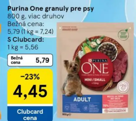 Purina One granuly pre psy