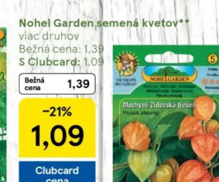 Nohel Garden semená kvetov