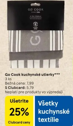 Go Cook kuchynské utierky