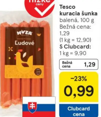 Tesco kuracia šunka