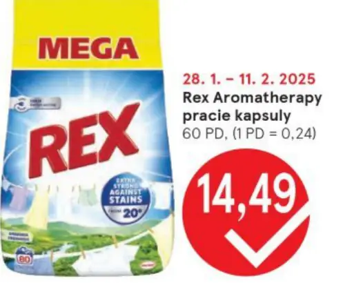 Rex Aromatherapy pracie kapsuly