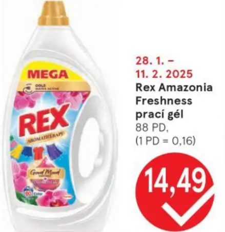 Rex Amazonia Freshness prací gél