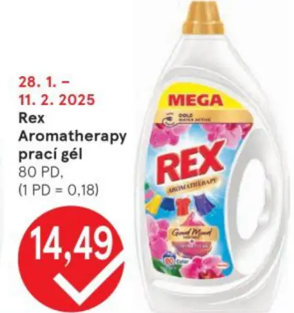 Rex Aromatherapy prací gél