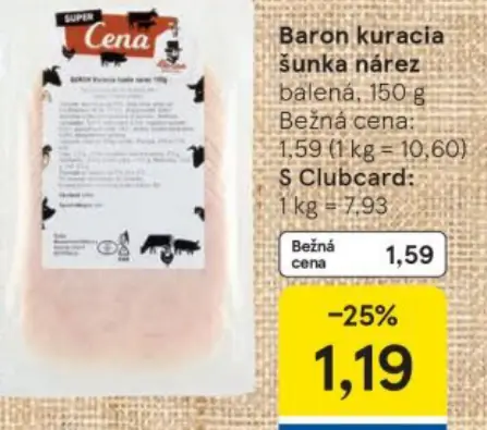 Baron kuracia šunka narez