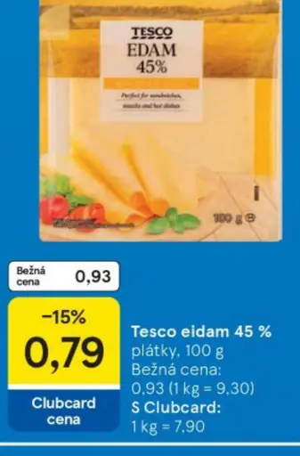 Tesco eidam 45 %